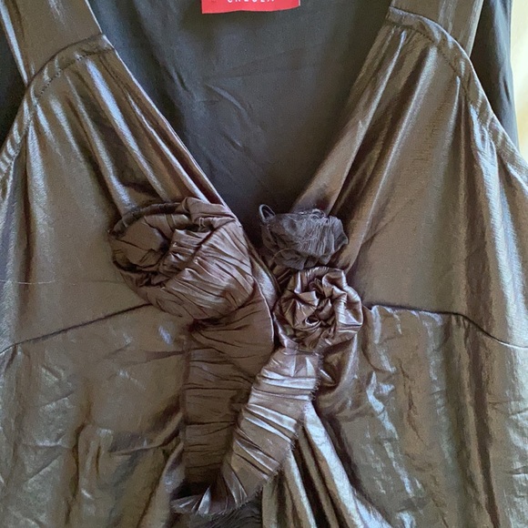 Creola Italian Beautiful Black ALine Dress - Picture 2 of 9